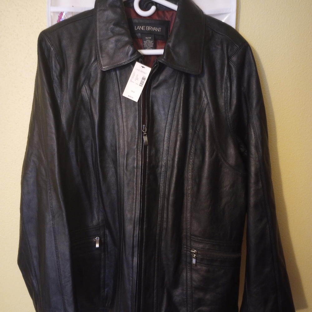 Lane Bryant leather jacket